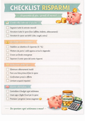 checklist risparmi
